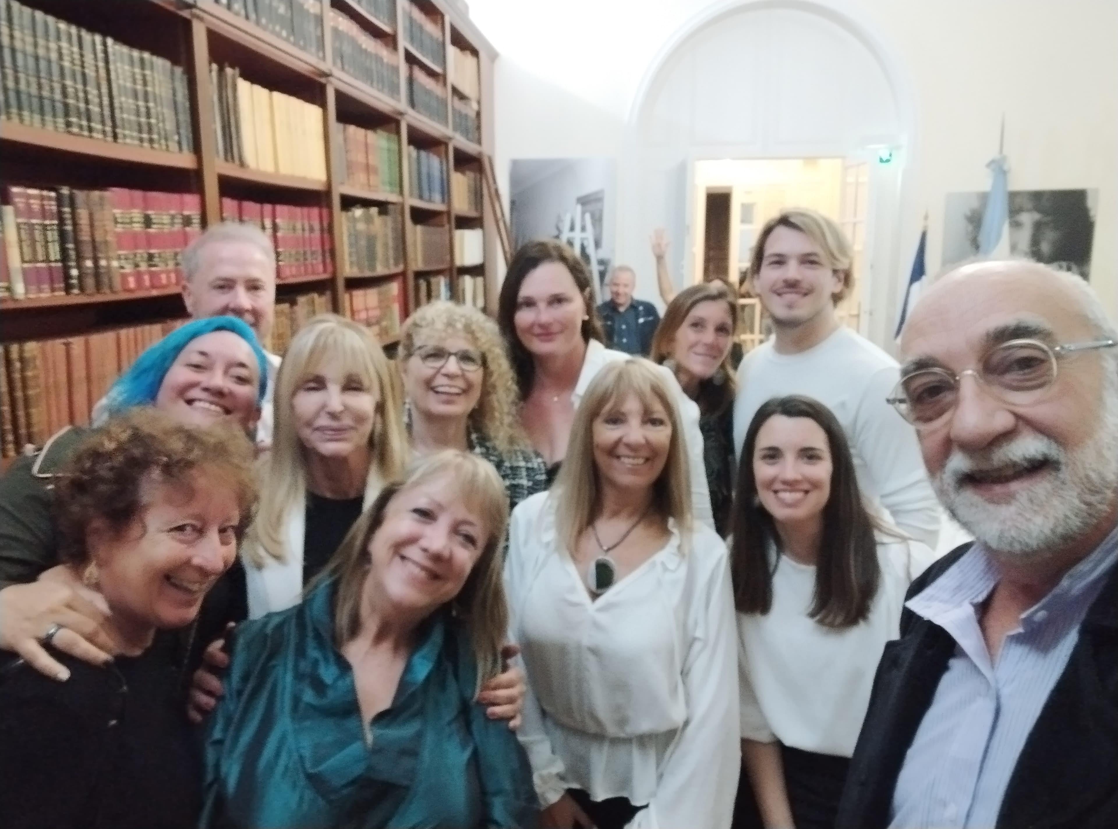 Recepción Embajada Argentina París - Liliana Caram artista argentina